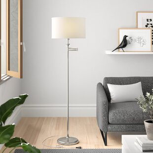 Stick swing deals arm floor lamp